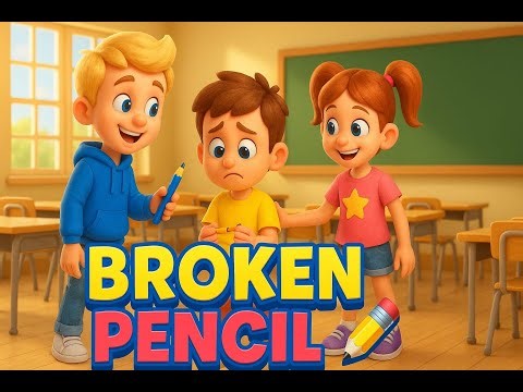 The Broken Pencil of Truth | 3D Cartoon Kids Moral Story | Honesty, Helping & Learning