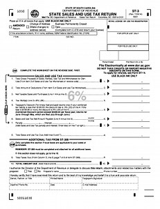 2014 Form SC DoR ST-3 Fill Online, Printable, Fillable, Blank - pdfFiller
