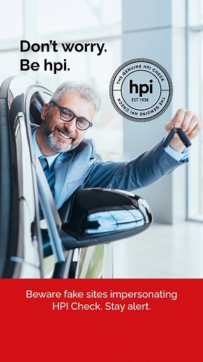 Did you know? HPI Check pioneered vehicle history checks and continues to lead the way with the most comprehensive service in the UK. With decades of experience and a commitment to excellence, trust the genuine HPI Check for your next car buying needs. Beware of fake websites impersonating HPI Check and always ensure you're on the genuine site. Stay vigilant. For a genuine HPI Check click here - https://hpicheck.com/ #Genuine #HPICheck #ComprehensiveCheck #VehicleHistory #TrustedData | HPI