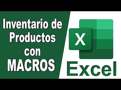 🟢 EXCEL básico | Como hacer un CONTROL de INVENTARIO en EXCEL con MACROS 2019