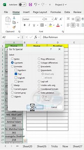 76K views · 1.6K reactions | এক্সেল টিপস ট্রিক্স Excel tips and tricks Go To Special #shorts #short #excel #reels #fbreels #reelsfb #excelshorts #e#excelreels | Tech With Sumon | Facebook