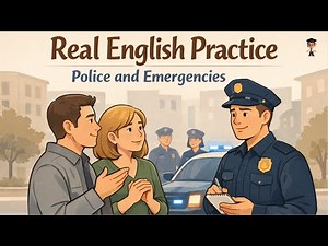 Talk to the Police in English | Real Life Emergencies | A1 English Practice