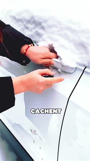 What many people don't know when a car is stuck in the snow