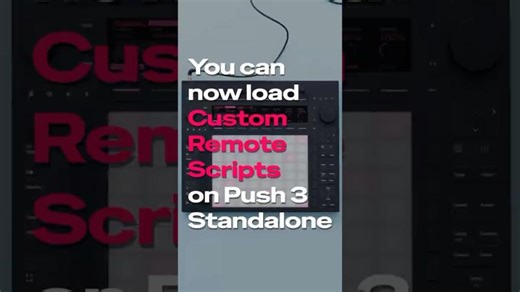 Use ClyphX Pro and Custom Remote Scripts on Push 3 Standalone (2.4b10) #abletonpush #ableton | Frequenze srl