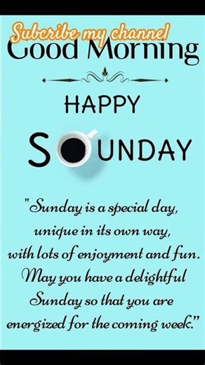 Happy Sunday Quotes 🌞 | Start Your Day with Positivity