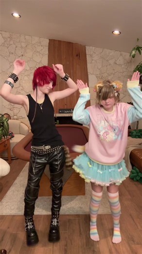 Guess who's idea this was🤔 @Kit!!! #kemonomimi #emo #alternative #fairykei #scenemo