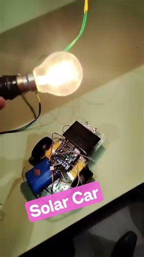 DIY Solar Powered Car 🔋☀️ | Amazing Science Project#ai #robot #stem #project #innovation #shortvideo