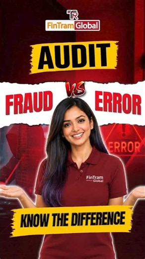 Audit Fraud vs Error Explained in just 60 Seconds | Don't Confuse Them Again