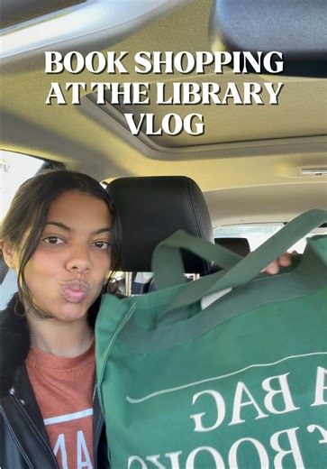 library book shopping vlog 💚 2 #libraryvlog #librarytok #library #reader