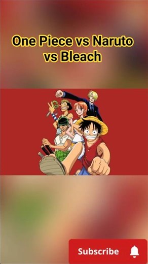 One Piece vs Naruto vs Bleach 🔥 #anime #trending #viral