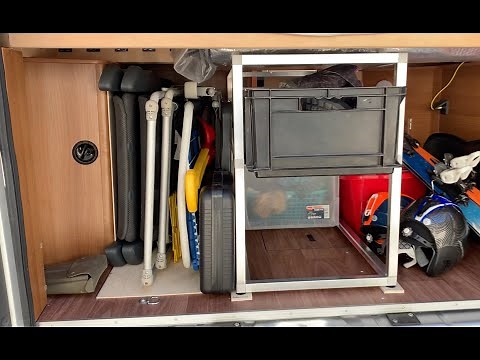 Wohnmobil Kastenwagen - Regalsystem, Schubladensystem mit Euroboxen