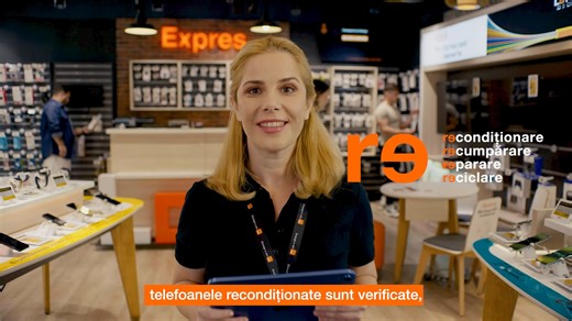 Prin programul Re de la Orange, te bucuri cu încredere de o varietate mare de smartphone-uri recondiționate premium, ce vin cu multe avantaje: sunt verificate, certificate și garantate pentru 2 ani. În plus, sunt prietenoase cu natura și mai ieftine decât cele noi. Iar cu Buy-Back, pot fi chiar și mai ieftine. Află totul despre inițiativele programului Re aici 👉 https://oran.ge/programulRe | Orange