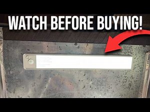 Under Cabinet Motion Sensor Lights Review — Rechargeable, Dimmable & Magnetic