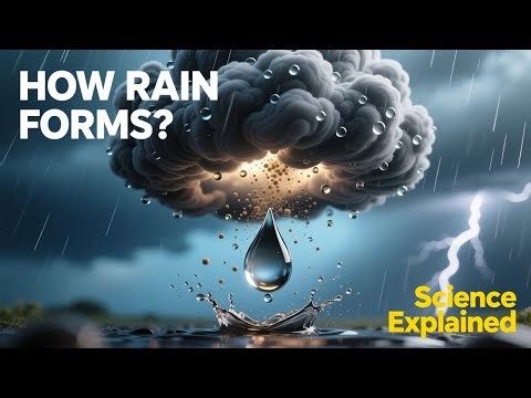 Formation of Rain ☔☔ Explained scientifically #science #explore #school