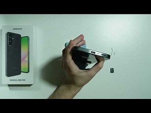 Samsung Galaxy A56 5G: How to Open SIM Tray without SIM Eject Tool