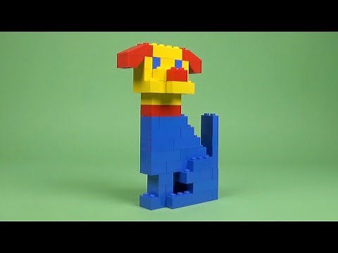 LEGO Dog 001 Building Instructions - Basic 520 "How To"