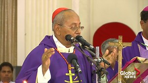 Colombo archbishop holds mass for victims of bomb attacks