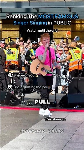 Ranking The MOST FAMOUS Singer Singing in PUBLIC (part.2)