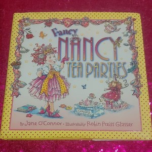 📚♻️ Harper Fancy Nancy Tea Party Book - Pink and Yellow