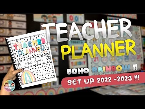 How to make a Teacher Planner Set Up 2022-2023 | DIY Planner For School