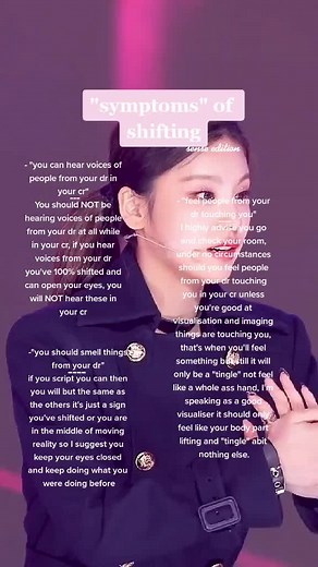 these mean you're in the middle of moving reality or already have you should never have these symptoms while still in your cr #shifting #shiftingrealities #kpopdr #ranosreality #seulgisdr