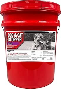 Animal Stopper Dog & Cat Granular Animal Repellent All Natural Effective All Year Round Safe for People and Pets No Harsh Chemicals Garden Animal Dog & Cat Repellent - 25 LB Bulk