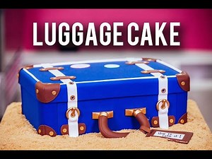 New year, new cake! Luggage cake with 3 butters of buttercream