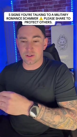 5 signs you’re talking to a military romance scammer ⚠️ Please share to protect others. #OnlineDatingSafety #FraudPrevention #ScamAwareness #StaySafeOnline #ScammerExposed