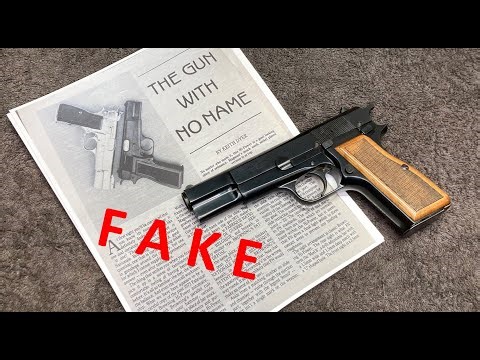 Counterfeit FN Browning Hi Power by FEG (Hungary) via South Africa.