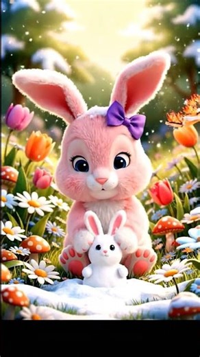 Lulu Builds a Snow-Bunny ❄️🐰⛄