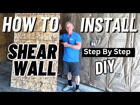 How To Install Shear Wall Sheathing | DIY Shear Wall Installation |