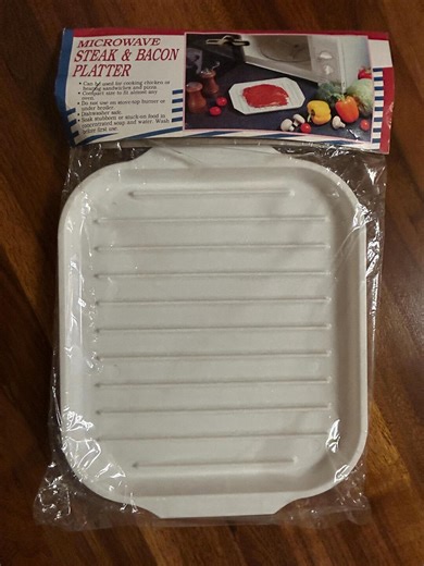 Vintage Microwave Steak & Bacon Platter Rack 10" X 8" - Brand New - Etsy