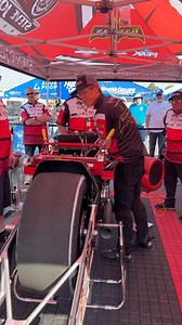 Warmed up and ready for Q3 today at zMAX DRAGWAY. The #NHRAonFOX qualifying show will air tomorrow at 11:00 am ET on FS1. #stevejohnsonracing #nhrapsm | Steve Johnson Racing