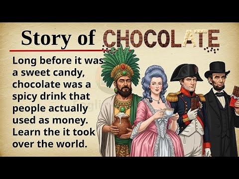 History of Chocolate || 🍫📜 Learn English Through Story Level 2 || Graded Reader 🎧