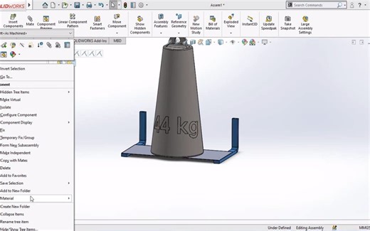 SolidWorks Simulation - 局部接触面设置