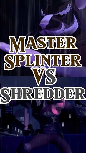 Master Splinter vs Shredder
