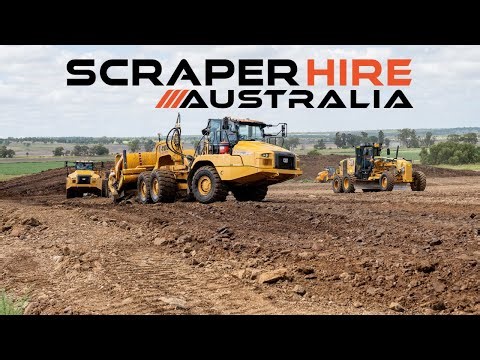 Bulk Earthworks in Bell with Scraper Hire Australia