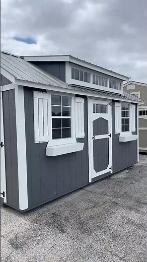 10x16 deluxe garden shed #sheds #gardenshed #kokomo