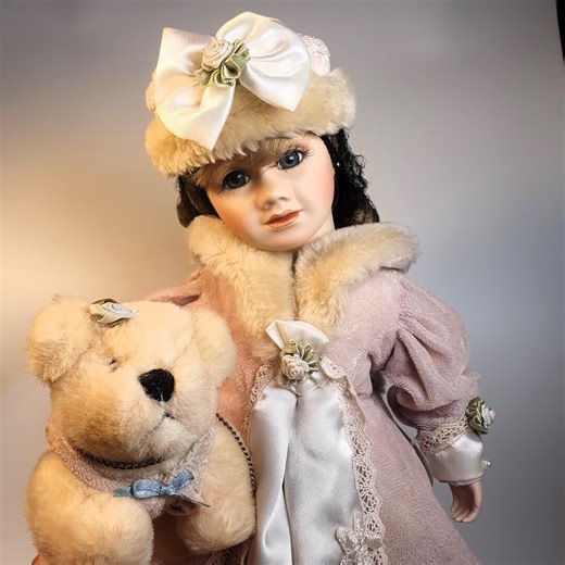 Vintage Porcelain Doll “ALEXANDRIA LOUISE” by Franklin Mint Heirloom Porcelain Collection • Limited Edition Collector Doll • Rare Gift (19) - Etsy