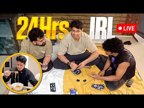 Part 2 - 24Hrs IRL HARDCORE MINECRAFT STREAM 😱| GamerFleet