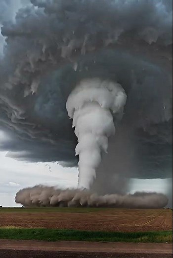 Massive Storm Approaches Highway | Real Dashcam Footage of Dark Clouds Rolling In #viral #trending