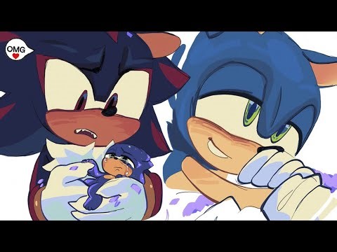 Baby Sonic...♥️ 😱 | Shadow x Sonic (Sonadow) | Comic Dub