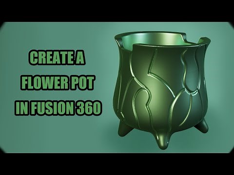 Flower Pot | Fusion 360 Tutorial