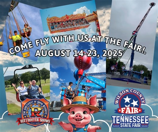 We have so many new ways for you to "Go hog wild and bacon memories at the Fair!" #YearofPork #BaconMemories #FlyingPigs #SkyRide #Lightning #Balloons #StarJet #RedBaron #Thrills #FairFeelin | Reithoffer Shows