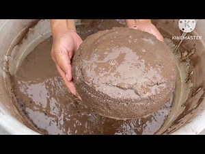 How can the dry and water crumbling of brown sand be so satisfying Watch This Video