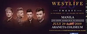 5.5K views · 406 reactions | Westlife live in Manila TVC. Tickets for July 29 will available this Saturday, 10AM via ticketnet.com.ph and outlets. | Philippine Concerts | Facebook