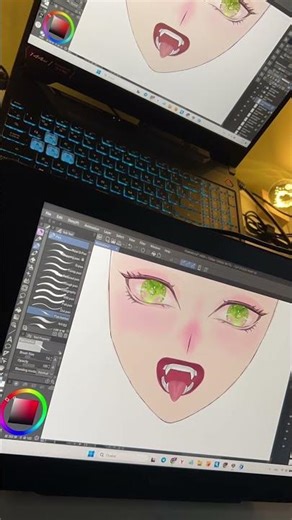 Vtuner live2d #art #digitalart #animeeart