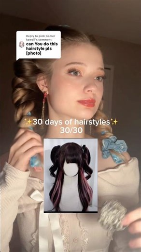 Cute pigtail tut #hairtok #hairtutorial #pigtails #cutehairstyles