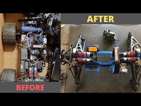 Cheap Traxxas Revo Rebuild SURPRISE IN ENGINE Revo 3.3