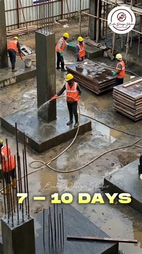 Standard Curing Time for Columns, Slabs & Brickwork | Evika Design Studio 🏗️